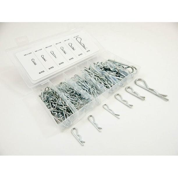 150pcs Car Truck Mechanical Hitch Hair R Cotter Pin Tractor Clips Assortment Kit 150pcs Car Truck Mechanical Hitch Hair R Cotter Pin Tractor Clips Assortment Kit
